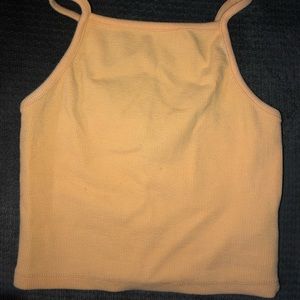 Orange cropped cami top (Forever 21)